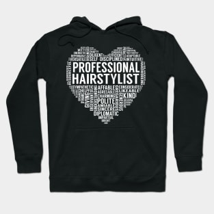 Professional Hairstylist Heart Hoodie